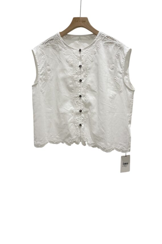 37223 Simple Sleeveless Top