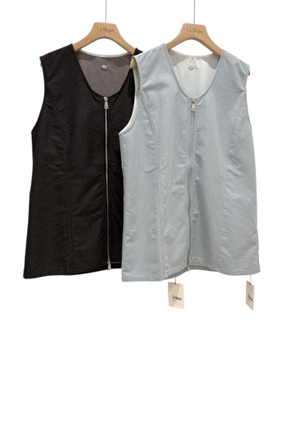 37195 Vintage Zipper Vest