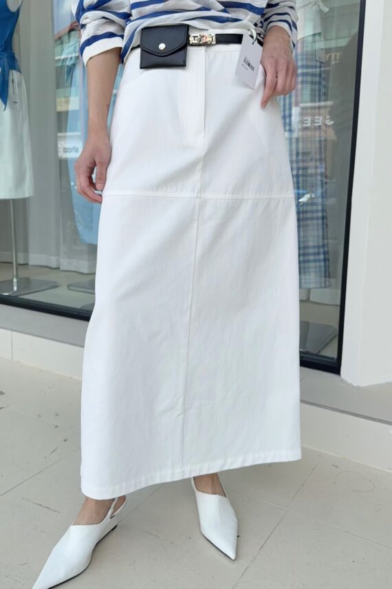 37314 SIMPLE SOLID COLOR SKIRT