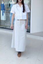 37314 SIMPLE SOLID COLOR SKIRT