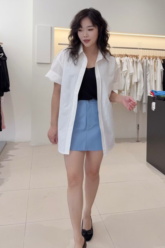 37442 SIMPLE SHORT-SLEEVED SHIRT