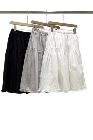 37320 ELASTIC PLEATED SKIRT