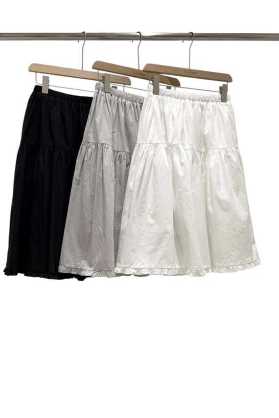 37320 ELASTIC PLEATED SKIRT