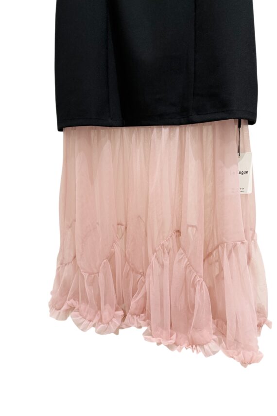 37392 MESH PATCHWORK DRESS