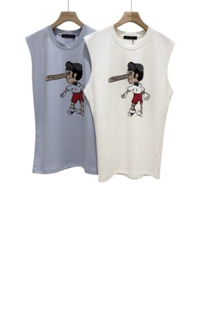 37443 CASUAL CARTOON SLEEVELESS TOP