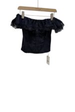 37390 DENIM BOAT NECK TOP