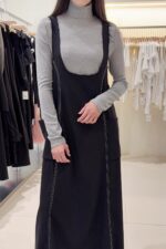 37407 SIMPLE SUSPENDER DRESS