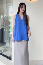 37563 SLEEVELESS HALTER TOP