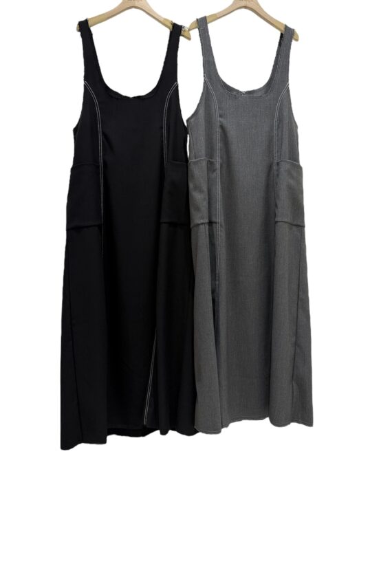 37407 SIMPLE SUSPENDER DRESS