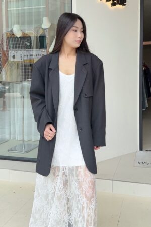 37646 TWO-PIECE LACE SLIP DRESS