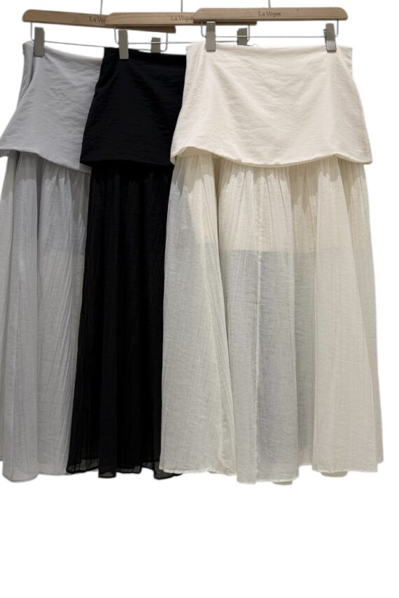 37686 GAUZE SKIRT