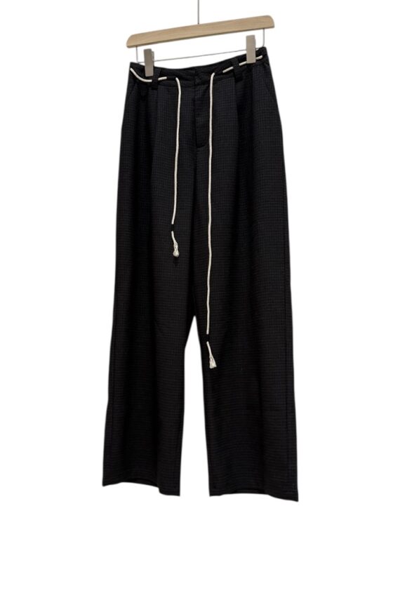 37736 PLAID SUIT TROUSERS