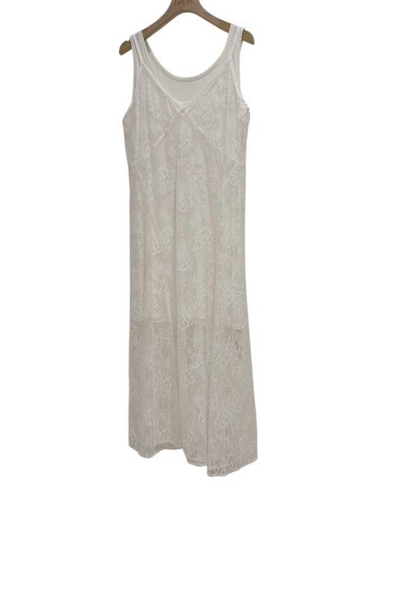 37646 TWO-PIECE LACE SLIP DRESS