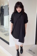 37811 IRREGULAR LONG-SLEEVED SHIRT