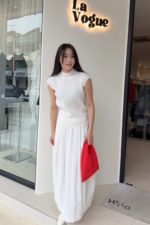 37808 COLLAR KNITTED TOP