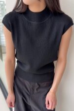 37808 COLLAR KNITTED TOP