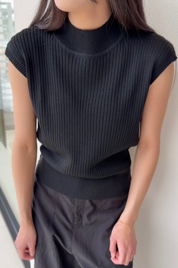 37808 COLLAR KNITTED TOP