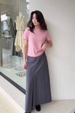 37828 SHORT-SLEEVE MOCK NECK TEE