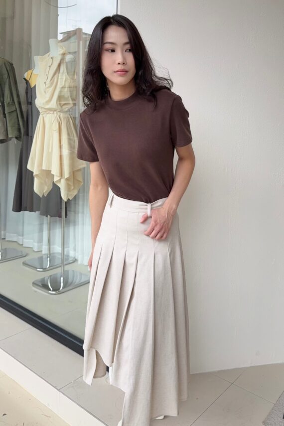 37828 SHORT-SLEEVE MOCK NECK TEE