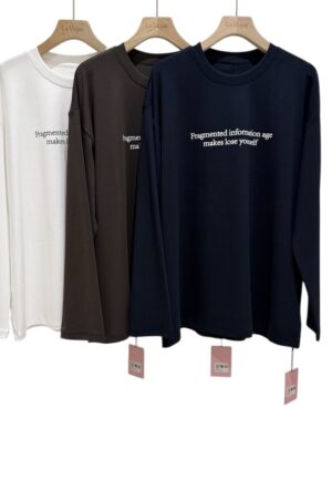 37786 LETTERED LONG SLEEVED SHIRT