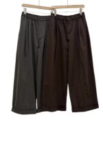 37801 ELASTIC WAIST WIDE-LEG PANTS