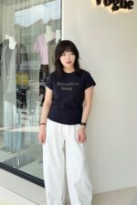 37789 ELASTIC WAIST WIDE-LEG PANTS