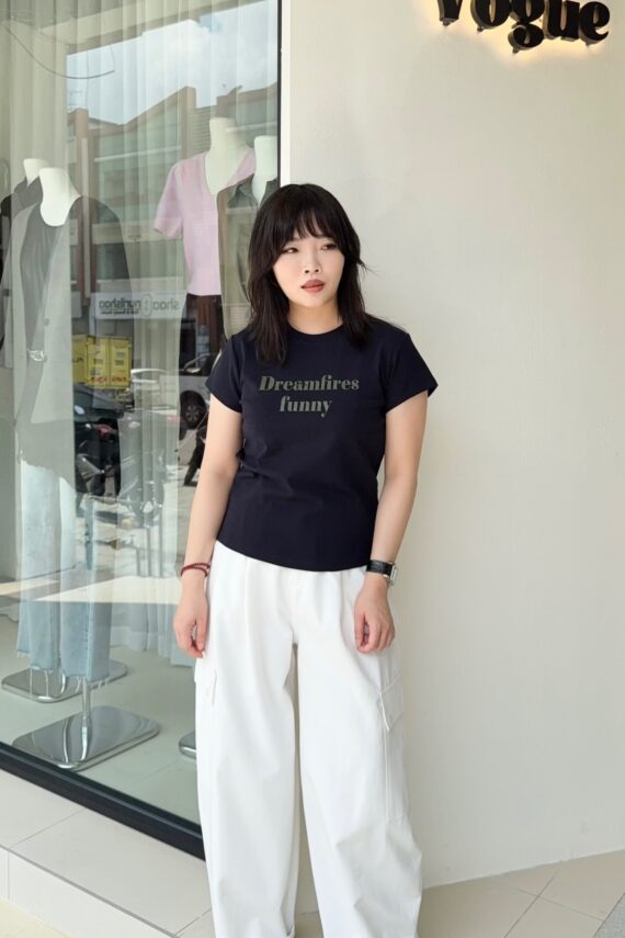 37789 ELASTIC WAIST WIDE-LEG PANTS