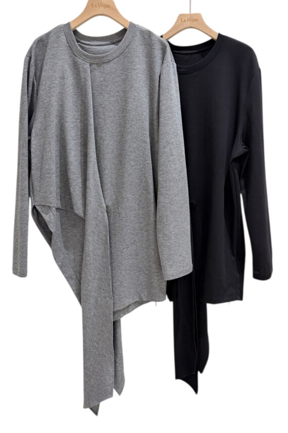 37873 IRREGULAR LONG-SLEEVE TOP