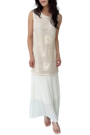 37661 SLEEVELESS SEQUIN DRESS