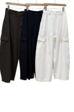 37789 ELASTIC WAIST WIDE-LEG PANTS