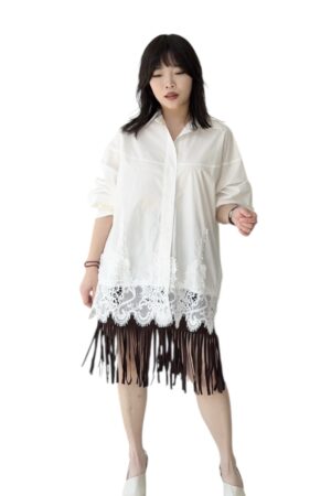 37780 LACE PANEL SHIRT