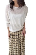 37719 KNITTED LONG-SLEEVE SWEATER