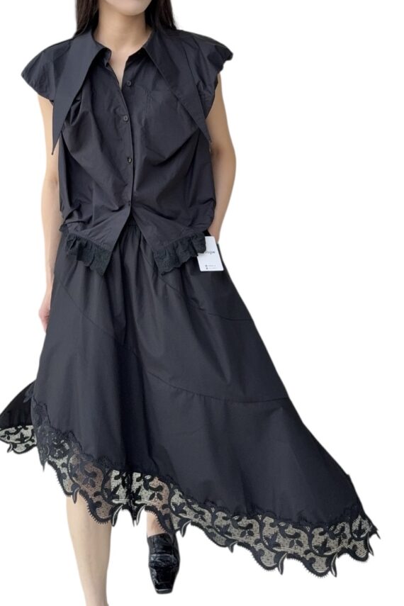 37760 LACE PATCHWORK SUIT