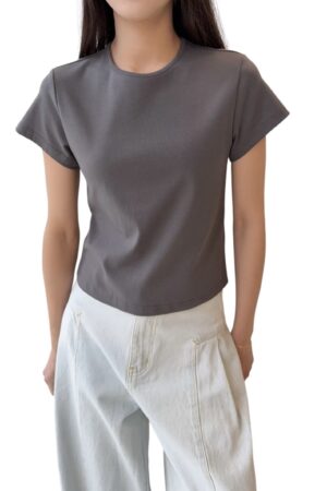 37469 SIMPLE SHORT SHIRT TOP