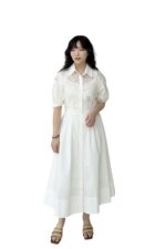 37616 TEMPERAMENT HOLLOW DRESS