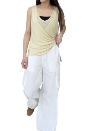 37644 FAKE TWO-PIECE VEST