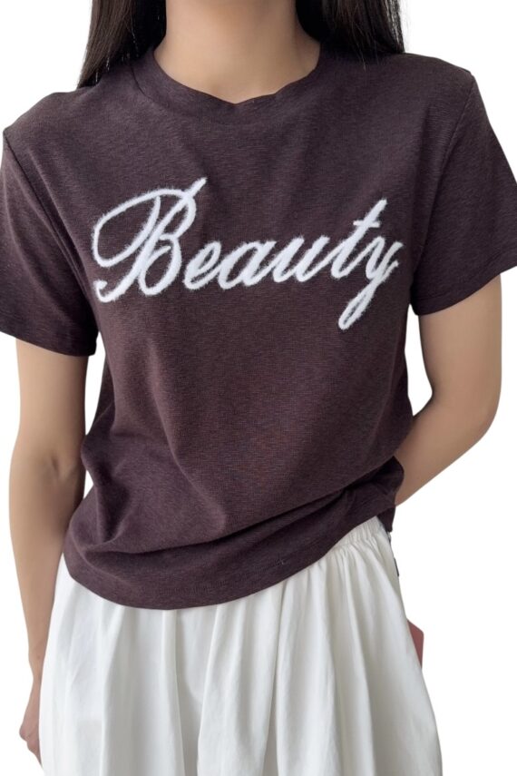 37805 CROPPED LETTERED TOP