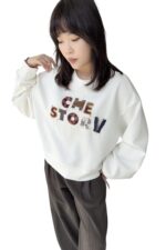 37850 COLORFUL LETTER SWEATSHIRT