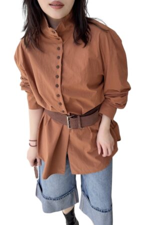 37846 MOCK NECK SHIRT