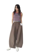 37812 HIGH-WAIST LONG PANTS