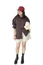 37853 DESIGN-STYLE PATCHWORK SHIRT