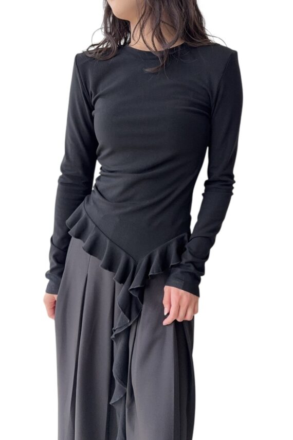 37939 IRREGULAR LONG SLEEVE TOP
