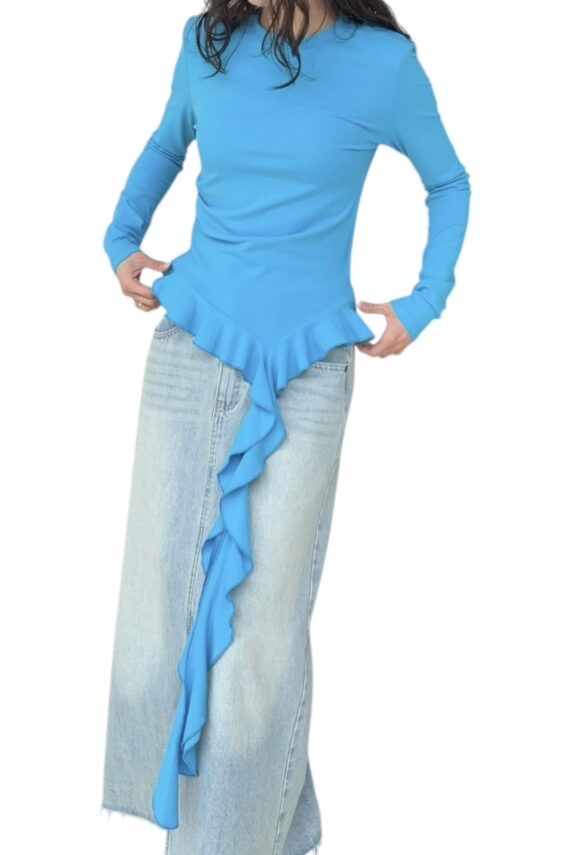 37939 IRREGULAR LONG SLEEVE TOP