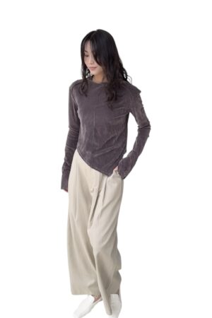 37982 LONG SLEEVE SHORT TOP