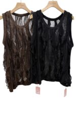 37938 KNITTED SHIRT TOP