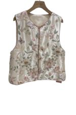 38055 EMBROIDERED FLORAL VEST
