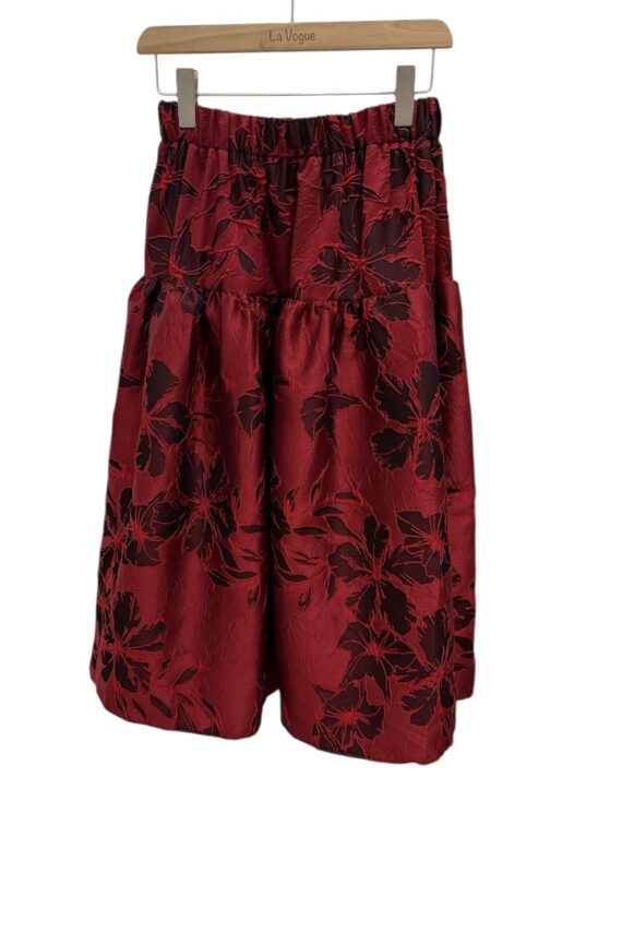 38070 MODERN CHINESE STYLE MIDI SKIRT