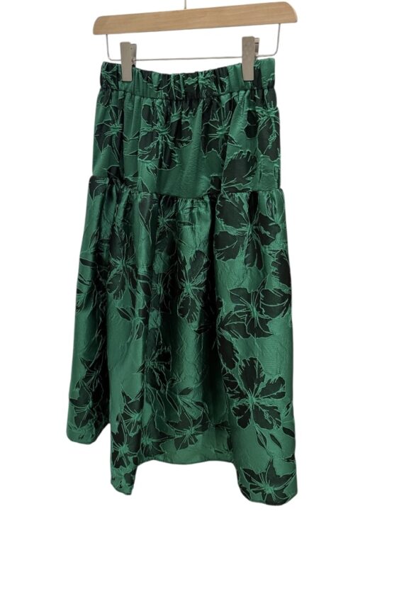 38070 MODERN CHINESE STYLE MIDI SKIRT