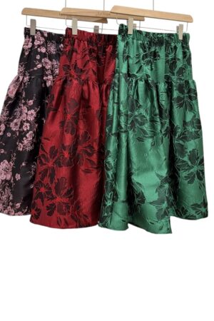 38070 MODERN CHINESE STYLE MIDI SKIRT