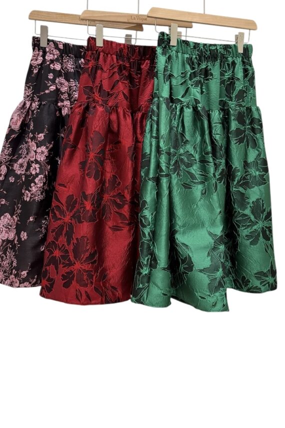 38070 MODERN CHINESE STYLE MIDI SKIRT